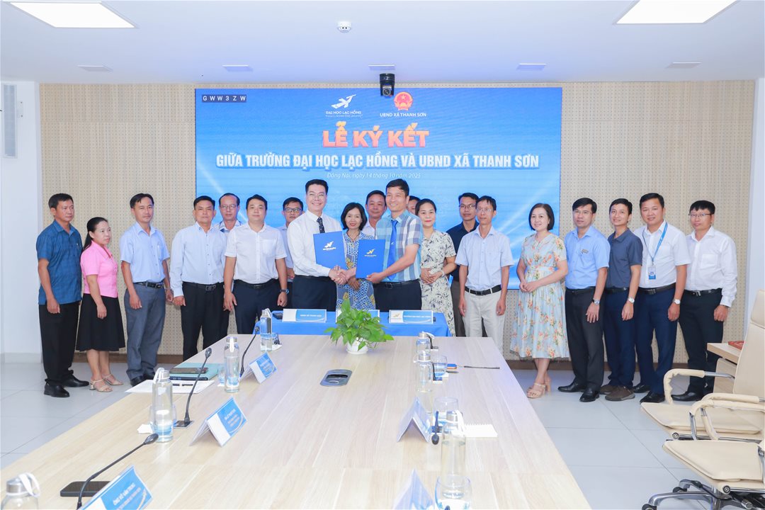 LHU và UBND xã Thanh Sơn ký kết hợp tác chiến lược thúc đẩy giáo dục và chuyển đổi số địa phương